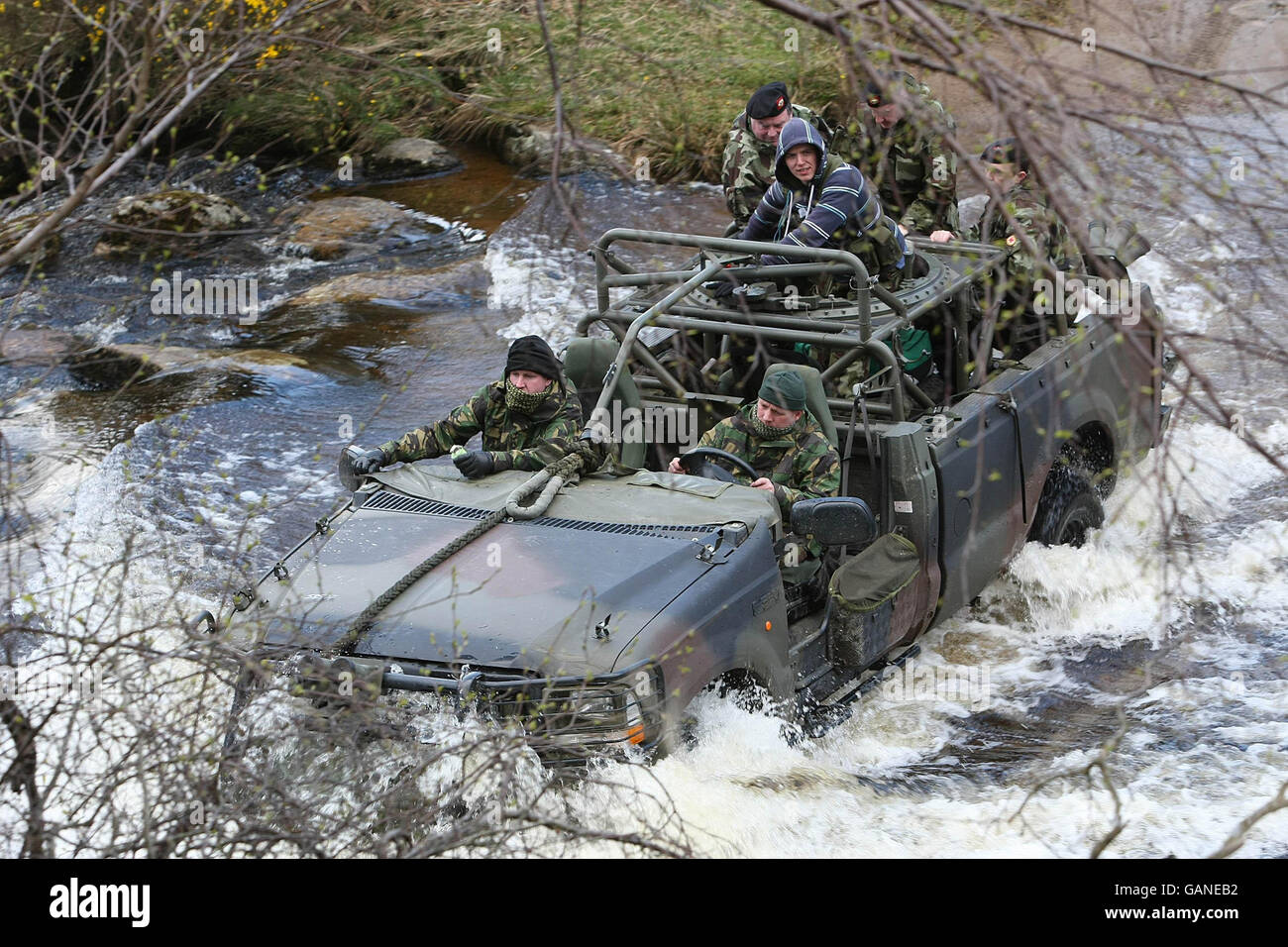 Tschad-Einsatz für Irish Defence Forces Stockfoto