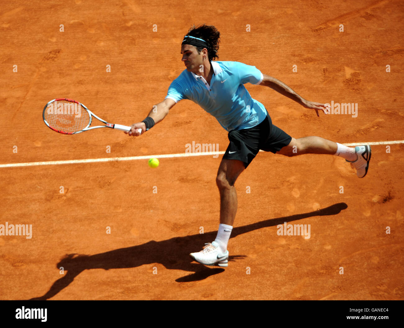 Tennis - ATP Masters Series - Monte Carlo - Roger Federer / Gael Monfils. Roger Federer Stockfoto