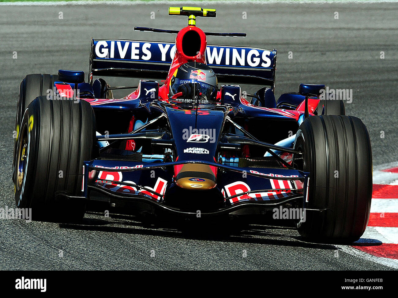 Formel-1-Autorennen - Großer Preis Von Spanien - Rennen - Catalunya Circuit. Der deutsche Toro Rosso-Pilot Sebastian Vettel beim Großen Preis von Spanien der Formel 1 Stockfoto