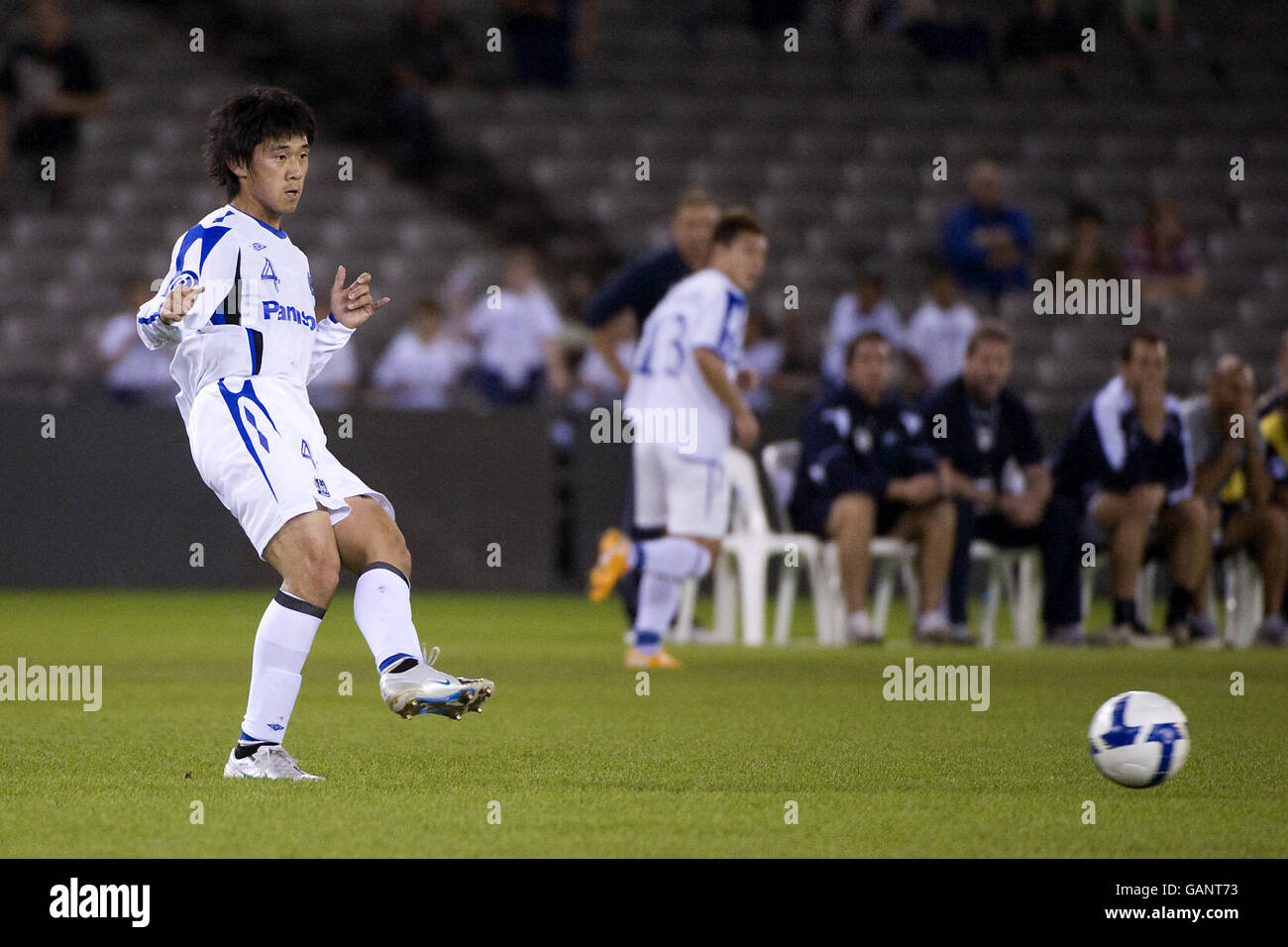 Fußball – AFC Champions League – Gruppe G – Melbourne Victory gegen Gamba Osaka – Telstra Dome. Hiroki Mizumoto, Gamba Osaka Stockfoto