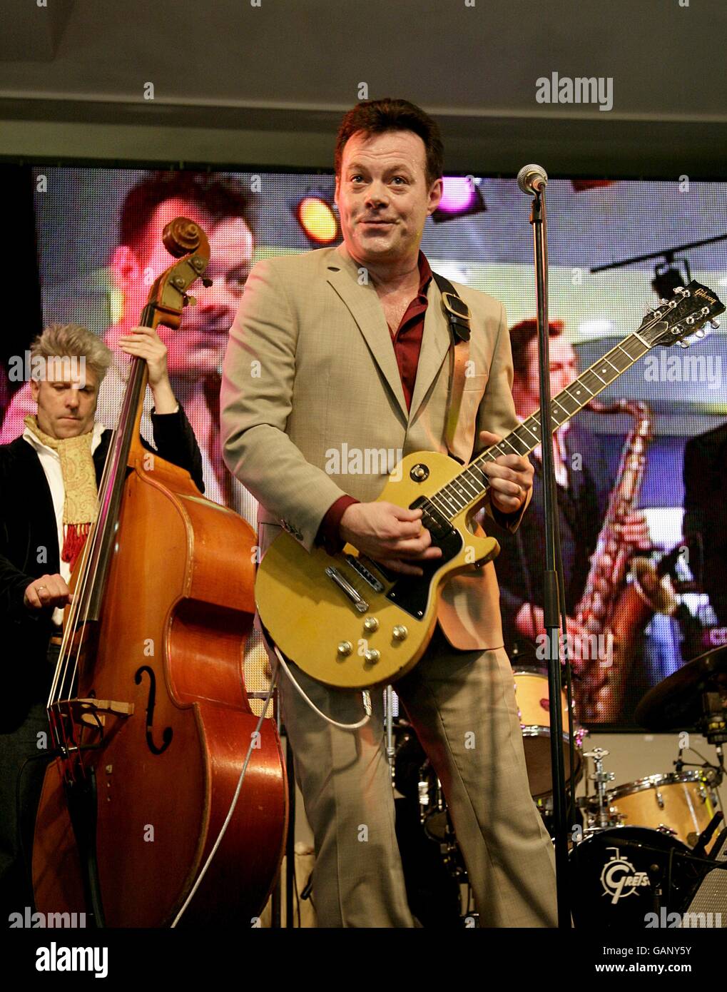 James Hunter während der MOJO Magazine Honors List 2008 auf der HMV, 150 Oxford Street, London, W1 Stockfoto