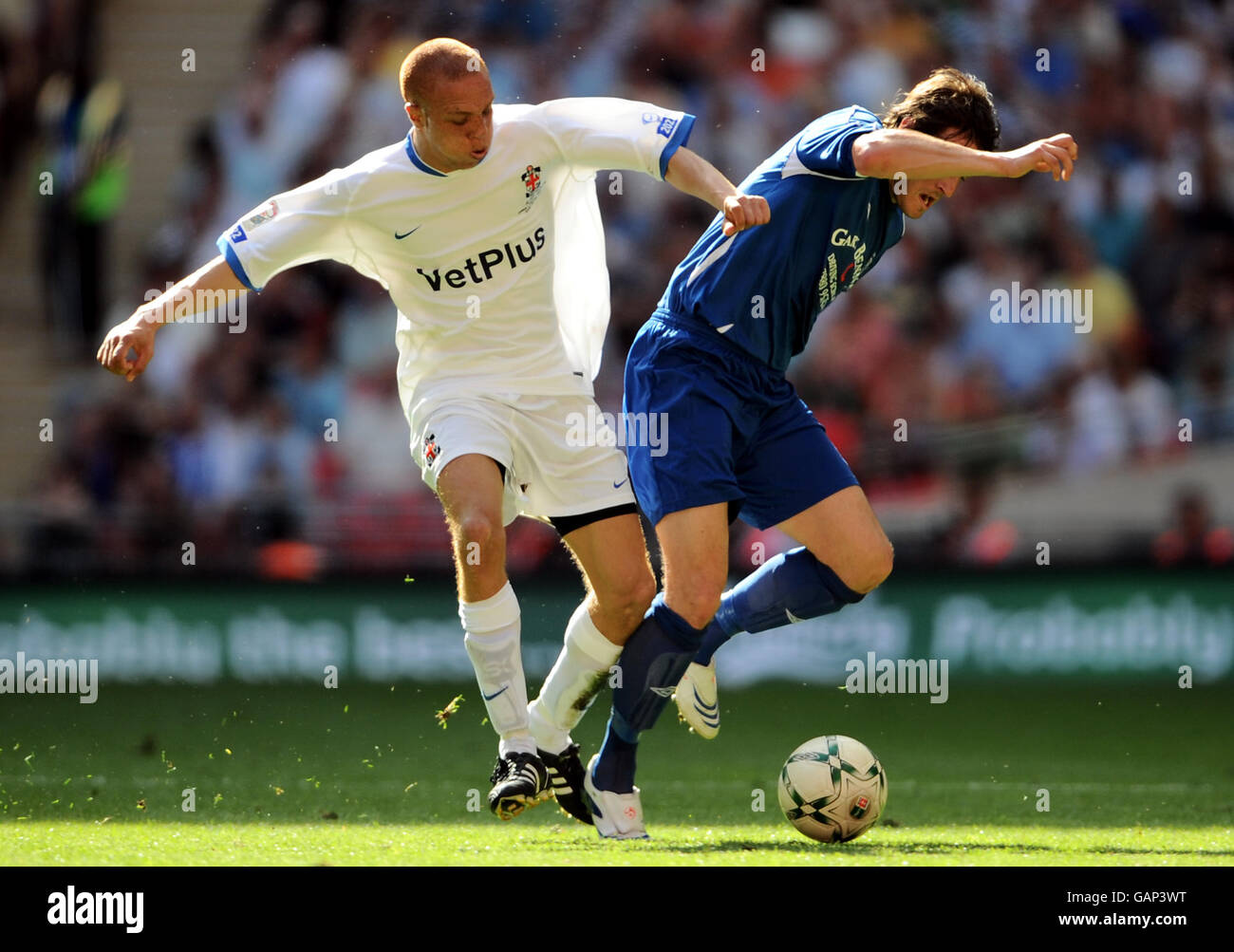 Fußball - FA Vase - Finale - Kirkham & Wesham V Lowestoft Stadt - Wembley-Stadion Stockfoto