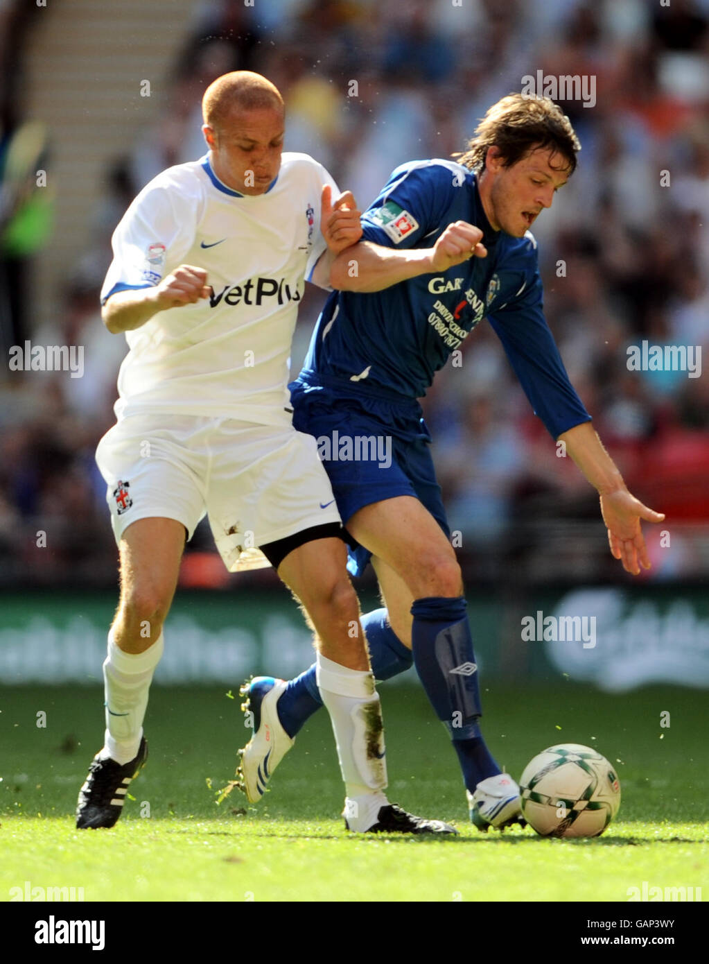 Fußball - FA Vase - Finale - Kirkham & Wesham V Lowestoft Stadt - Wembley-Stadion Stockfoto