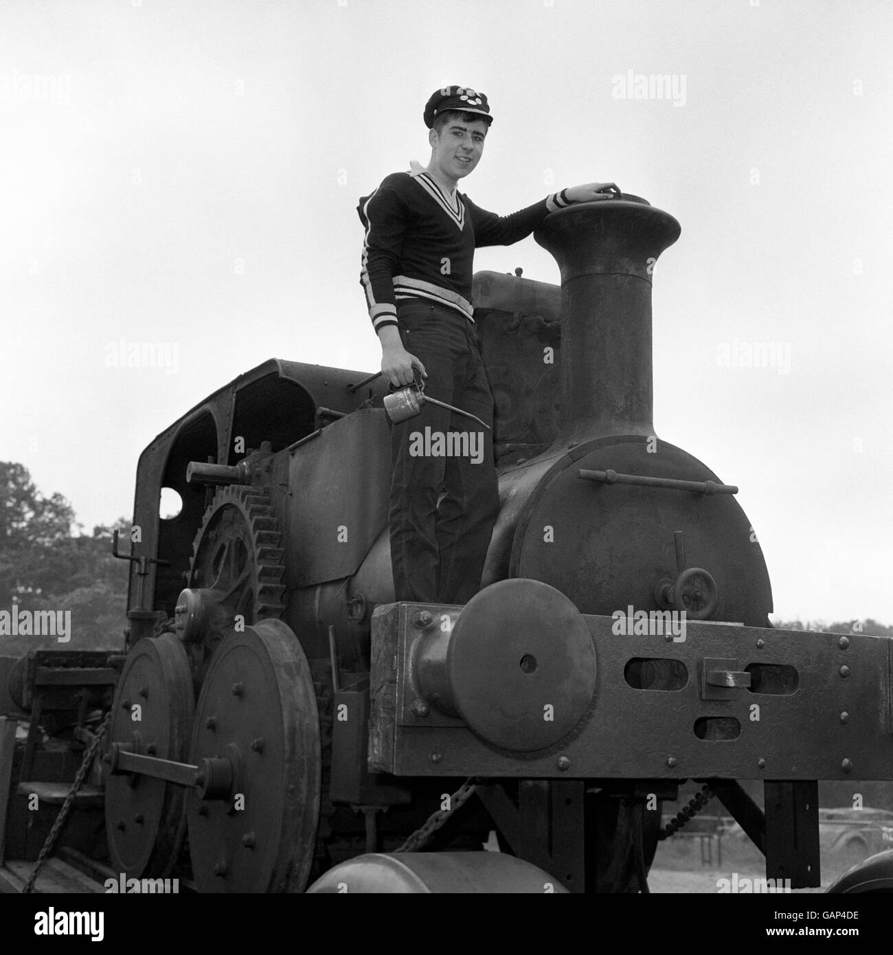 Verkehr - Dampflokomotiven - Enfield - 1962 Stockfoto