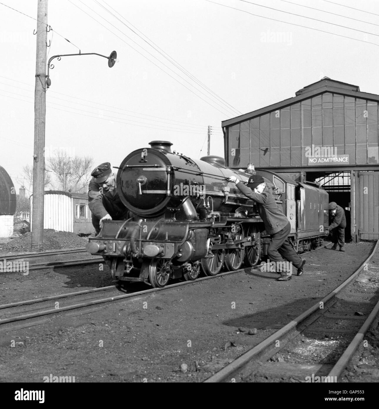Transport - Miniatur-Dampflokomotiven - Romney - 1964 Stockfoto