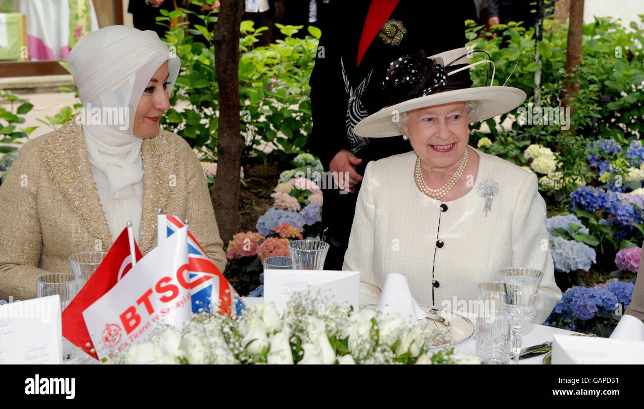 Royalty - Königin Elizabeth II Staatsbesuch in der Türkei Stockfoto