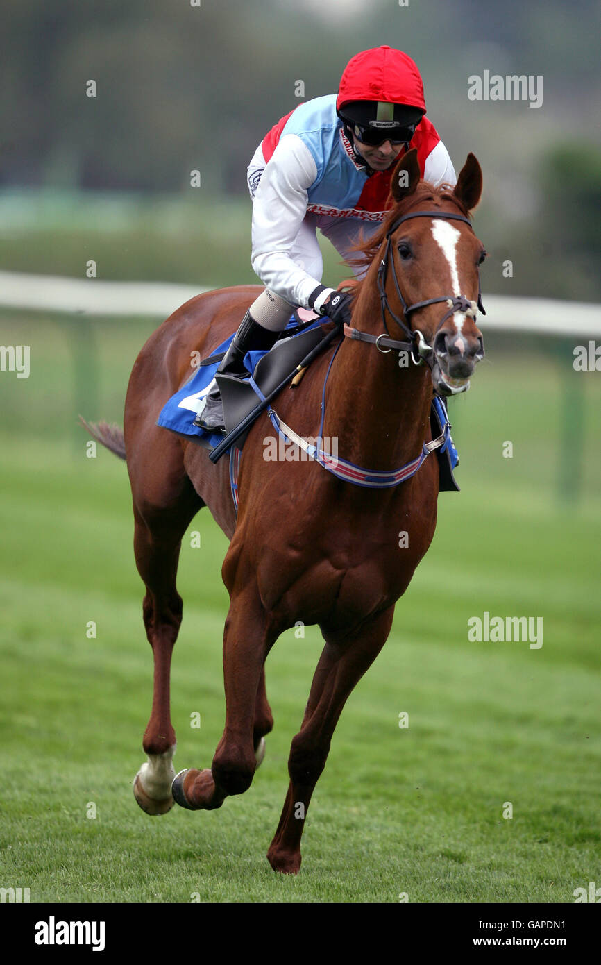 Kenton Street von Alan Munro im toteplacepot Median geritten Auktion Maiden Stakes Stockfoto