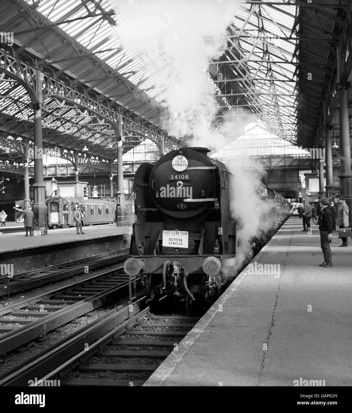 Transport - Dampflokomotiven - Wincanton - London - 1967 Stockfoto