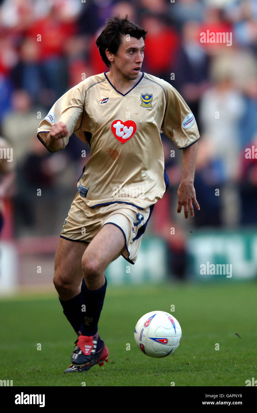 Fußball - Nationwide League Division One - Walsall gegen Portsmouth. Svetoslav Todorov, Portsmouth Stockfoto