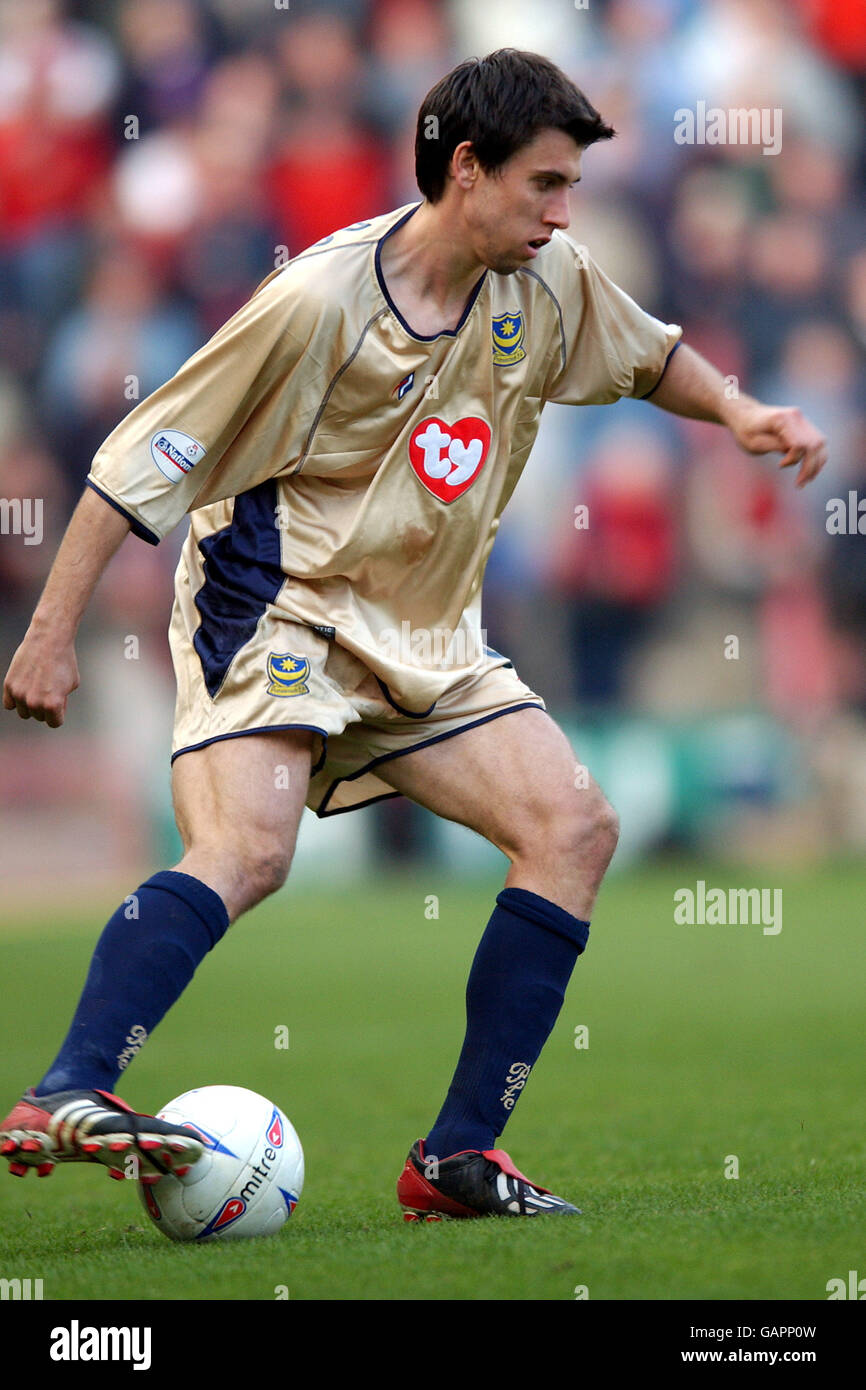 Fußball - Nationwide League Division One - Walsall gegen Portsmouth. Svetoslav Todorov, Portsmouth Stockfoto