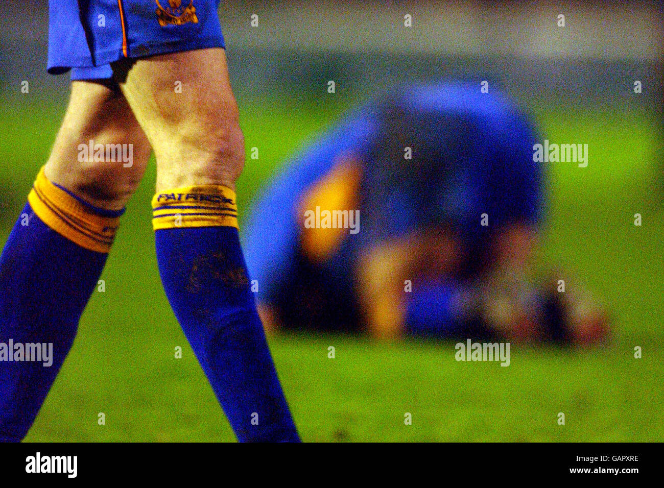 Fußball - bundesweit Football League Division Three - Shrewsbury Town V Carlisle United Stockfoto