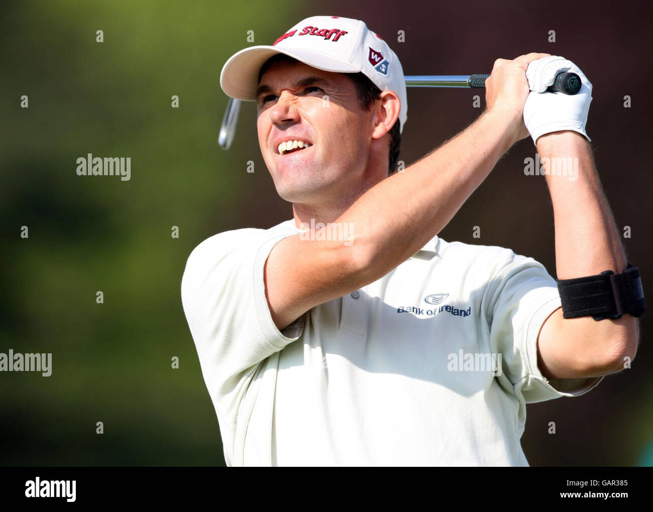 Golf - Irish Open - Erste Runde - Adare Manor Hotel & Golf Resort - Adare. Irlands Padraig Harrington während der ersten Irish Open Runde im Adare Manor Hotel & Golf Resort, Adare, Co Limerick, Irland. Stockfoto