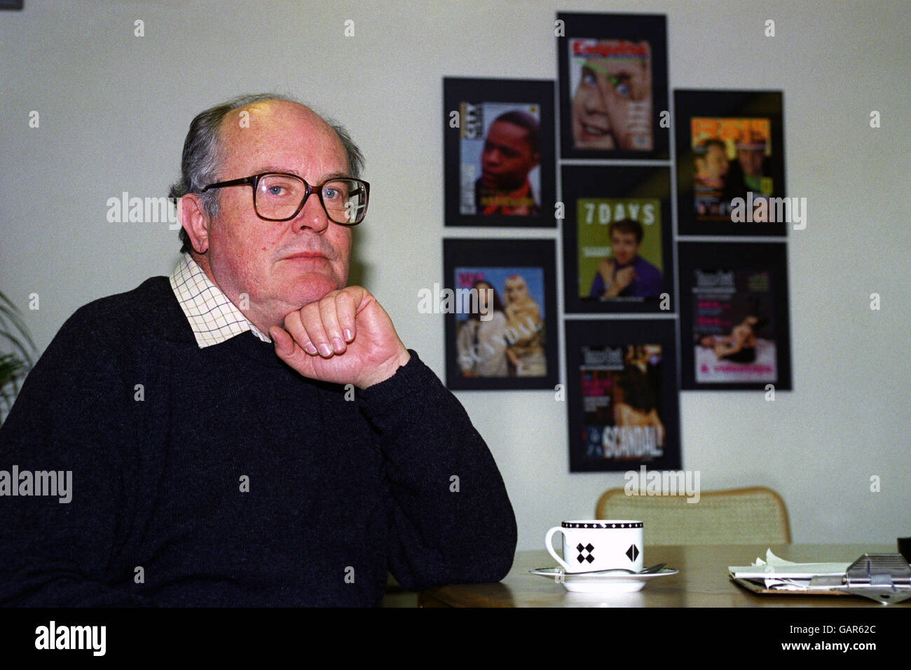 Jack Good, einer der Gründerväter des Rock 'n' Roll, der hinter frühen TV-Pop-Shows wie den 'Six Five Special' und 'Oh Boy' stand, als er verkündete, dass er es aufgeben wird, um Einsiedler zu werden. Stockfoto
