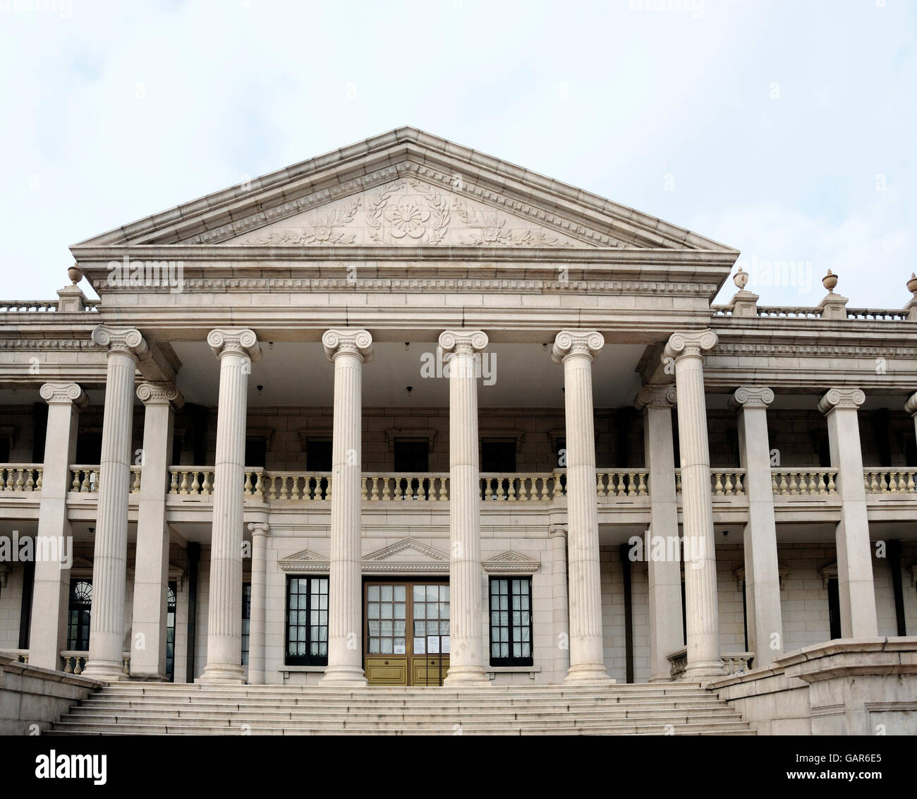 Zu einer Zeit, beherbergte dieses Gebäude das National Museum of Korea. Zur Zeit dient es als ein Teil des Königlichen Museums. Stockfoto