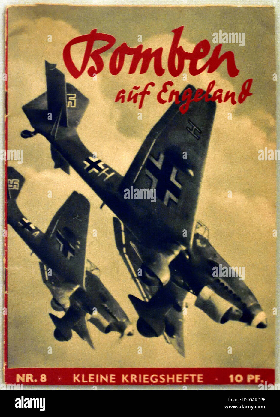 Bomben Auf - Bomben auf England 1942 Nazi Deutschland Zentralverlag der NDSAP - zentrale Verlag der NSDAP Stockfoto
