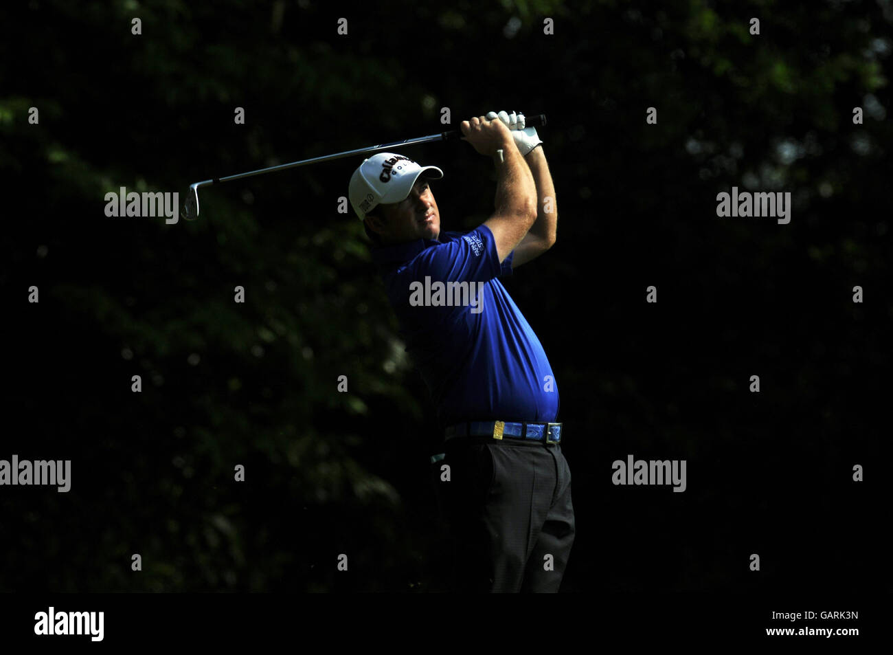 Der nordirische Graeme McDowell während der dritten Runde der BMW PGA Championship im Wentworth Golf Club, Surrey. Stockfoto
