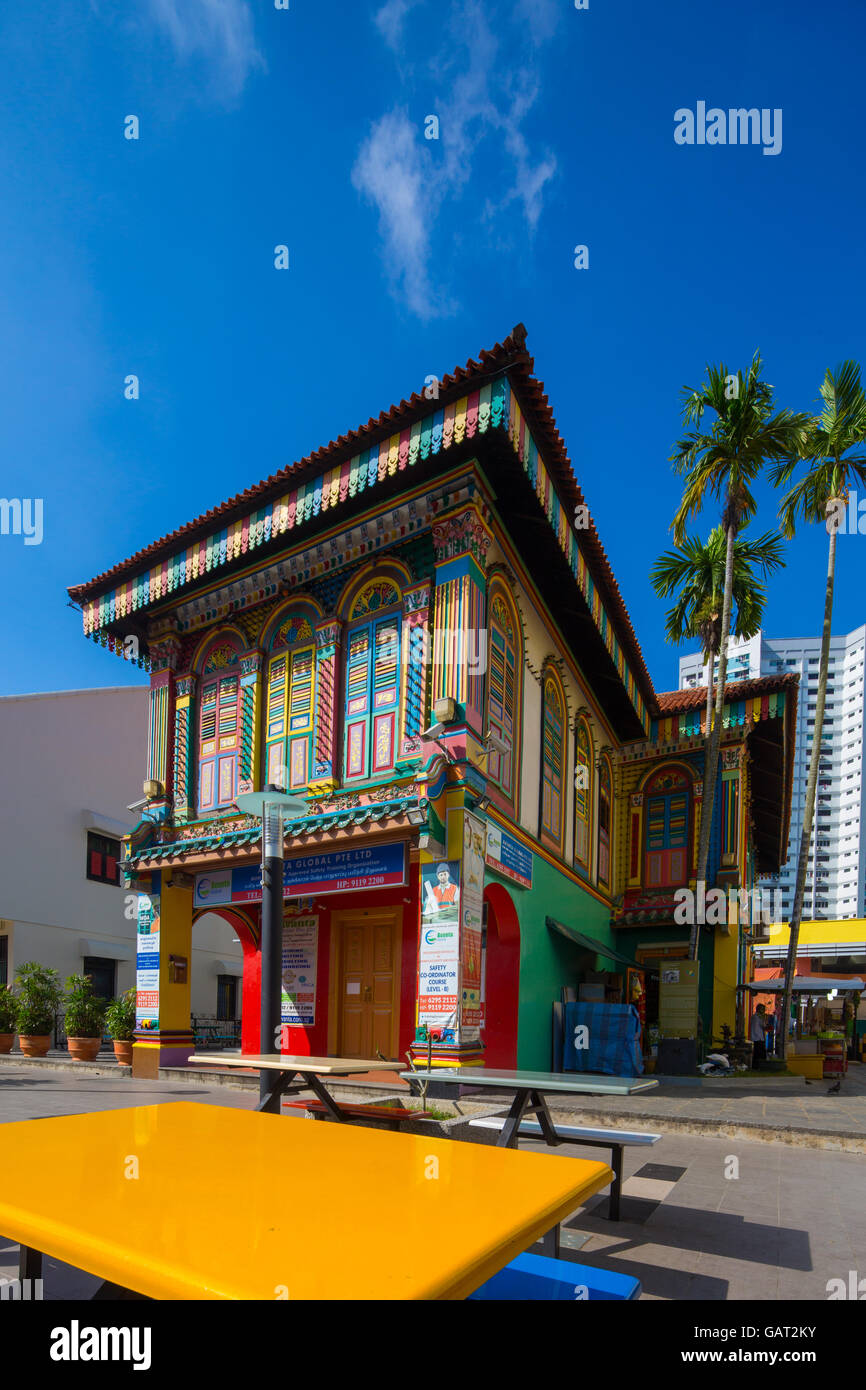 Touristenattraktion im Tan Teng Niah House in Little India, Singapur Stockfoto