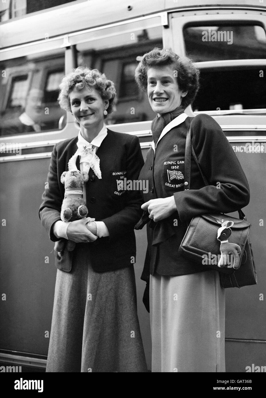 Leichtathletik - Helsinki Olympische Spiele 1952- Stockfoto