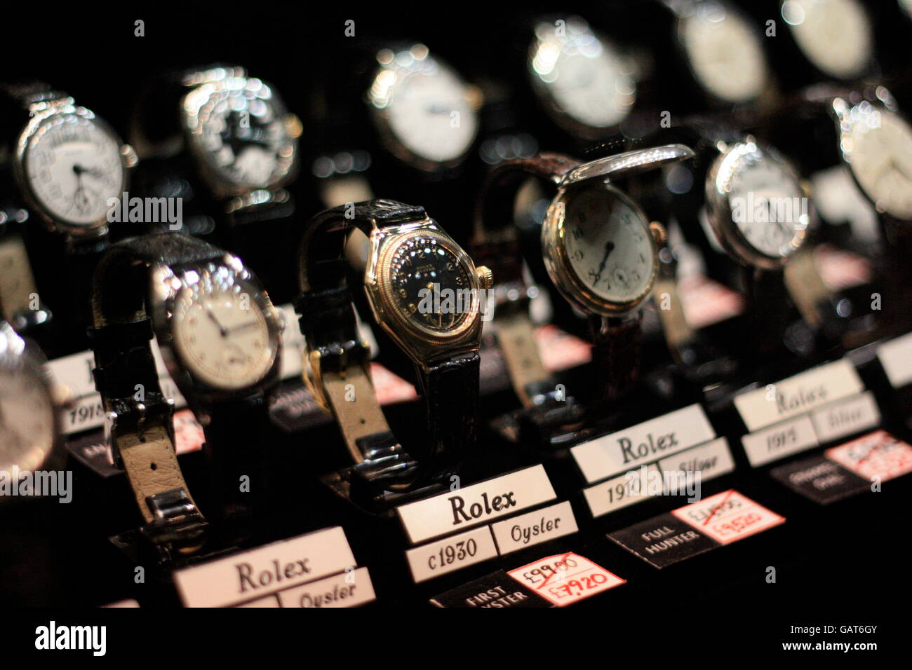 Vintage Rolex Uhren Stockfotografie Alamy
