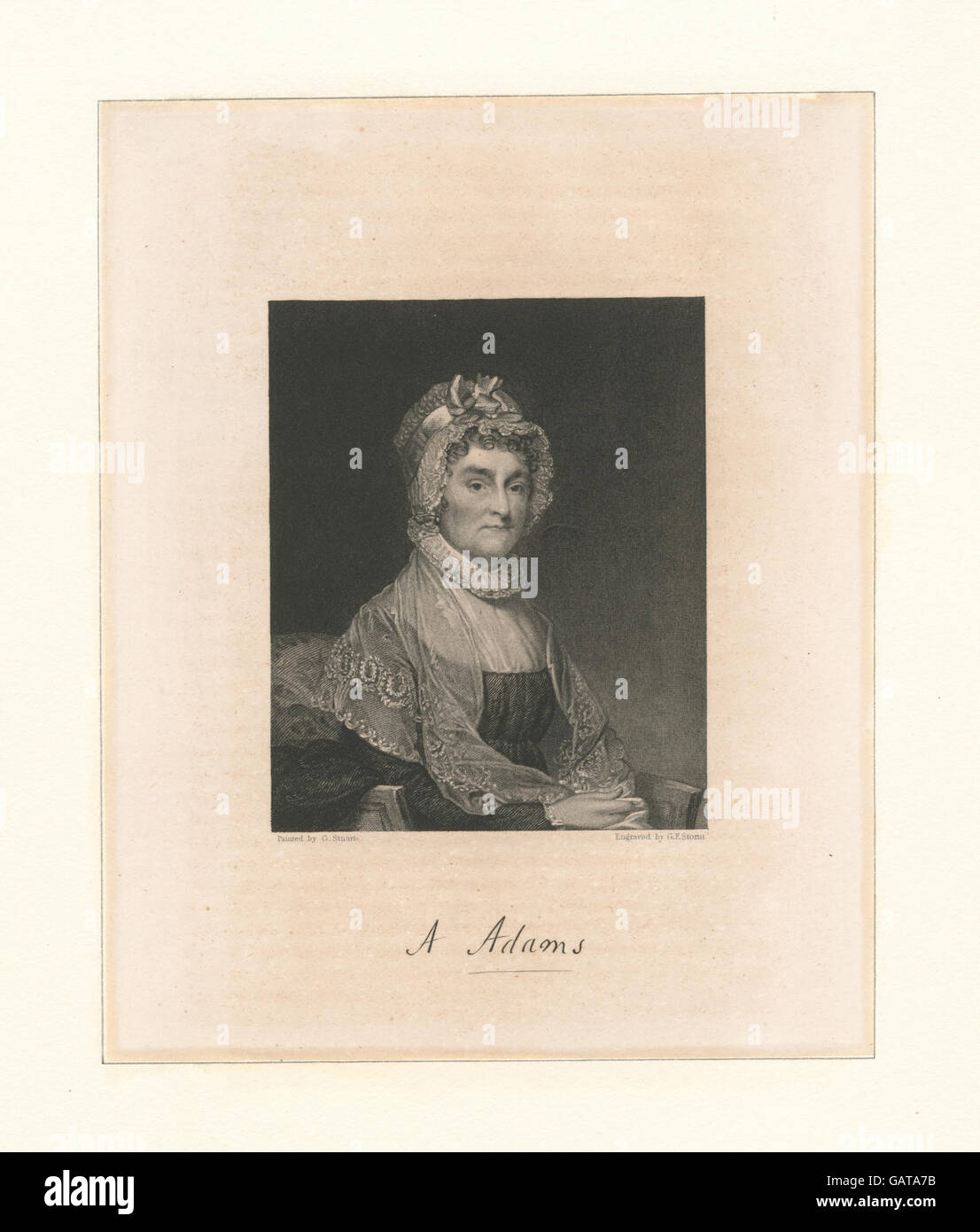 Abigail Adams (Hades-252322-478513) Stockfoto