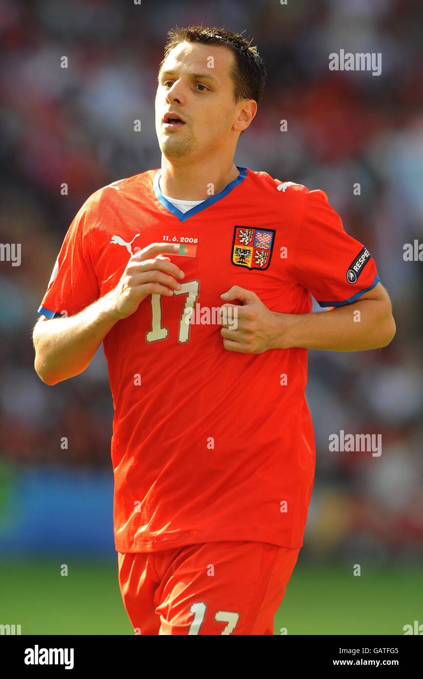 Fußball - UEFA-Europameisterschaft 2008 - Gruppe A - Tschechische Republik / Portugal - Stade de Geneve. Libor Sionko, Tschechische Republik Stockfoto