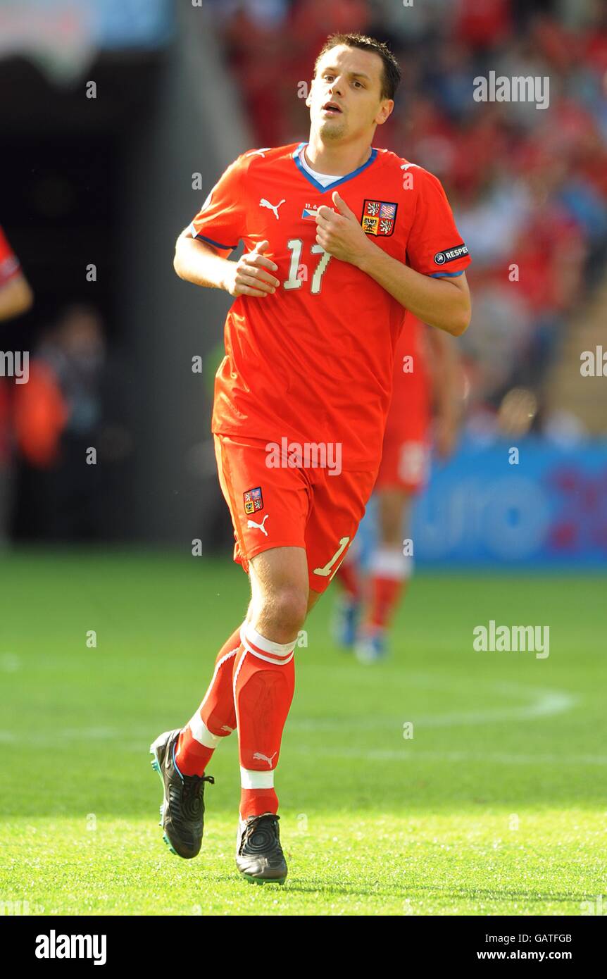 Fußball - UEFA-Europameisterschaft 2008 - Gruppe A - Tschechische Republik / Portugal - Stade de Geneve. Libor Sionko, Tschechische Republik Stockfoto
