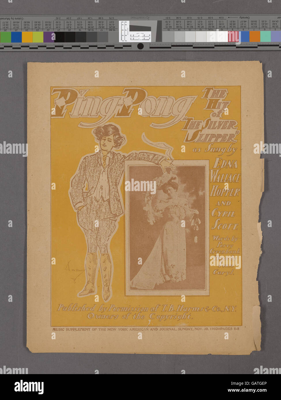 Ein leichtsinniger, verspielter Song, der wahrscheinlich vom beliebten Pingpong-Spiel inspiriert ist und seine energische, schnelle Natur durch eingängige Texte und lebhafte Musik einfängt. Stockfoto