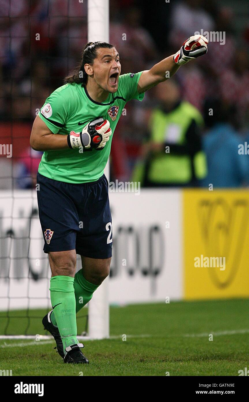 Fußball - Europameisterschaft 2008 - Gruppe B - Polen V Kroatien - Hypo-Arena Stockfoto