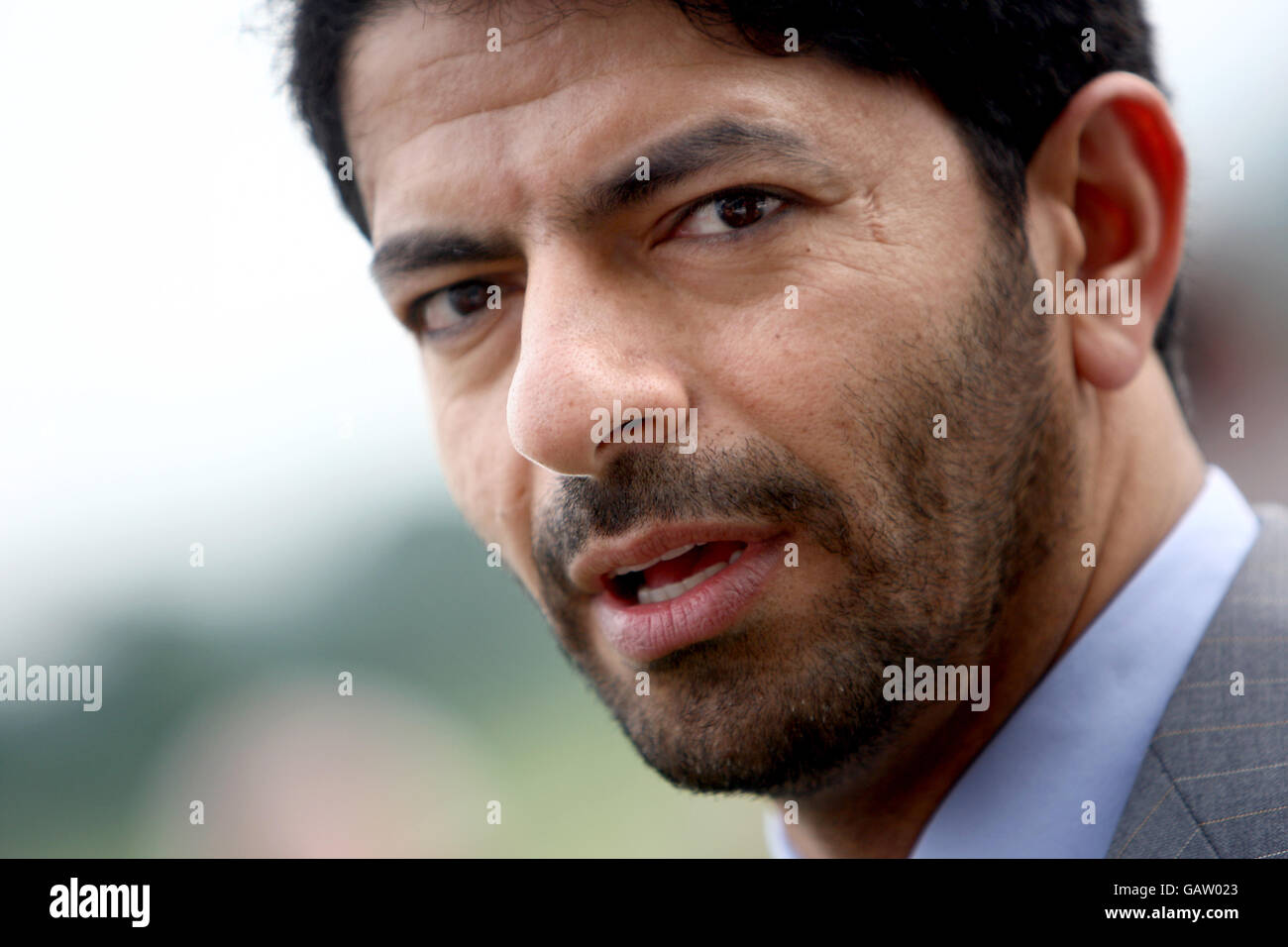 Pferderennen - Das Derby Festival 2008 - Ladies Day - Epsom Downs Racecourse. Pferdetrainer Saeed Bin Suroor Stockfoto