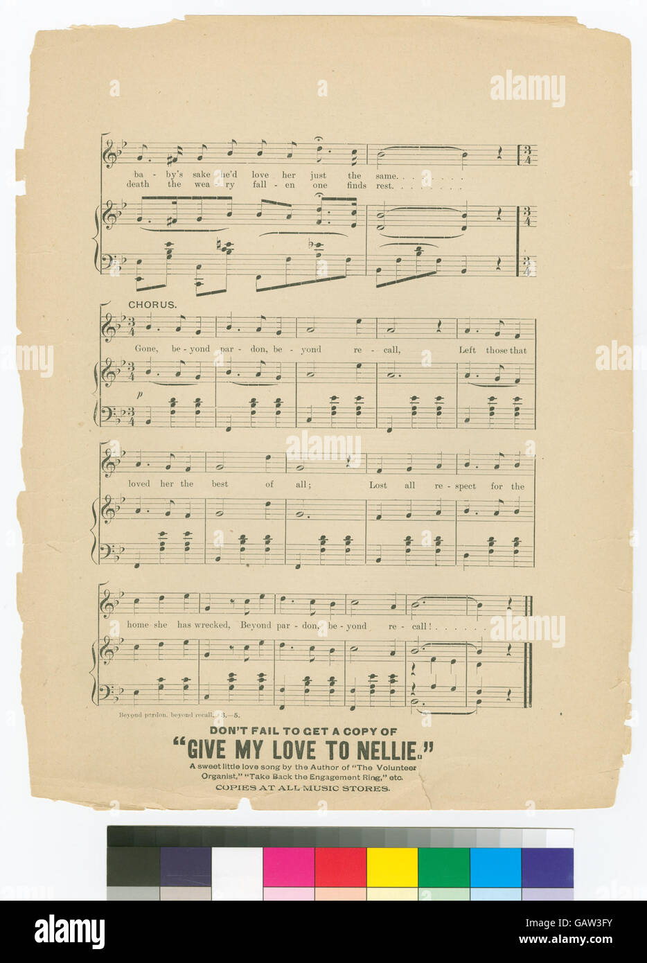 Ein dramatischer Titel, der sich möglicherweise auf eine unumkehrbare Handlung oder Situation bezieht, in der Vergebung oder Rückkehr nicht mehr möglich ist. Stockfoto