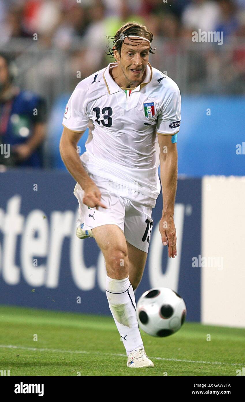 Fußball - Europameisterschaft 2008 - Viertel Finale - Spanien / Italien - Ernst Happel Stadium Stockfoto