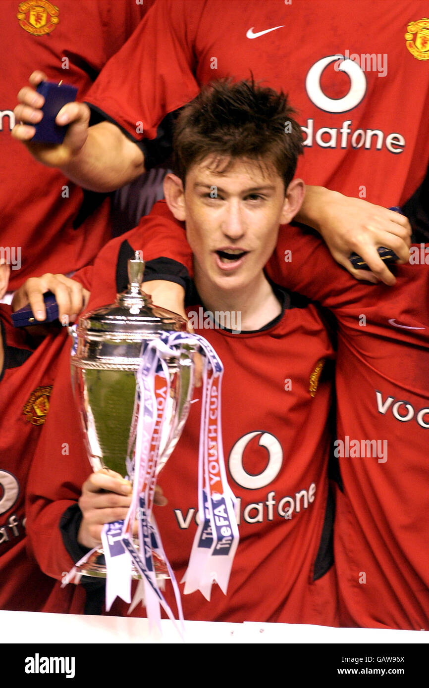 Fußball - FA Youth Cup - Final - Manchester United gegen Middlesbrough Stockfoto