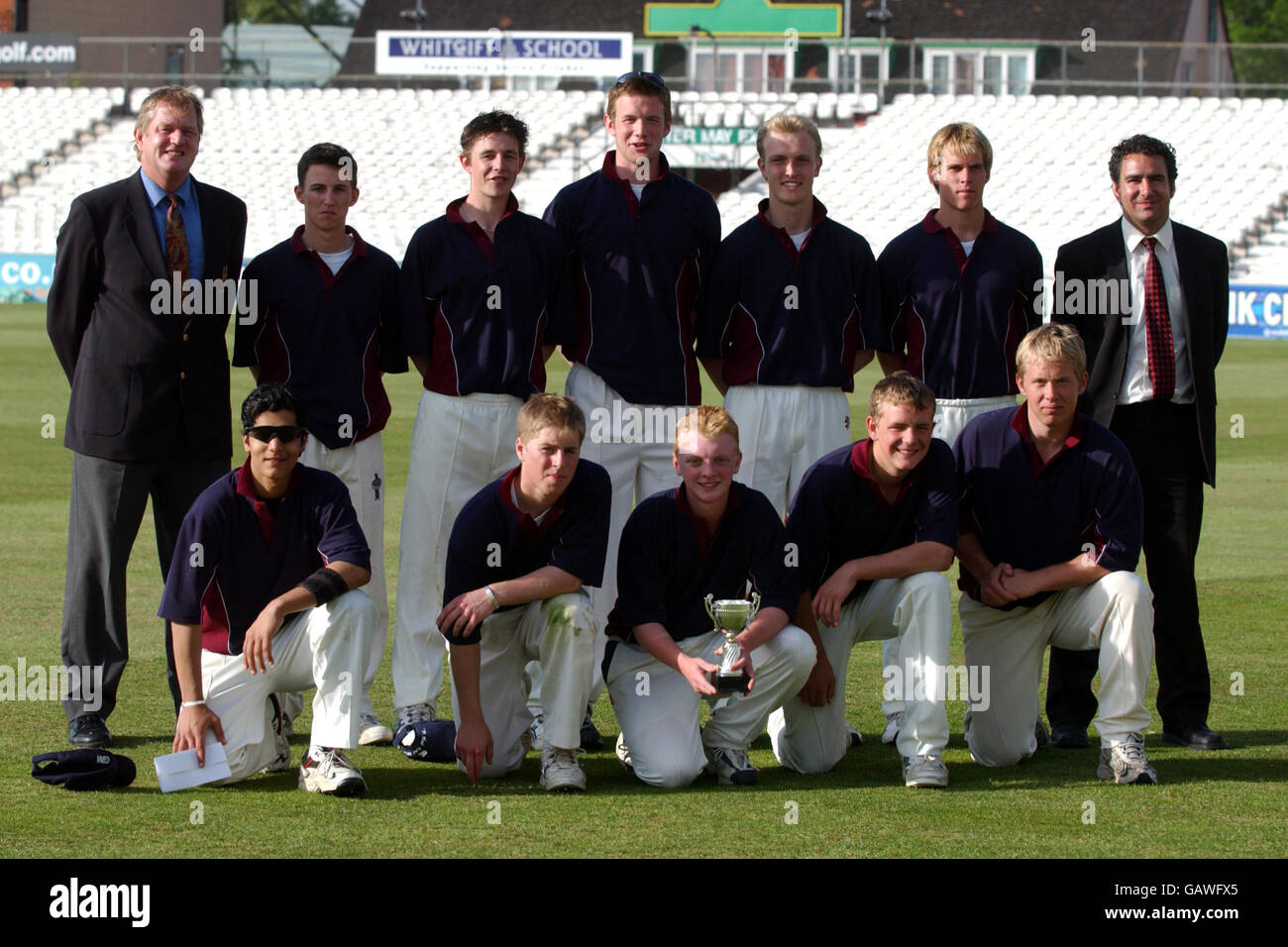 Kricket - der Whitgift School Ben Hollioake Memorial Trophy - 7 a-Side Turnier - AMP Oval Stockfoto