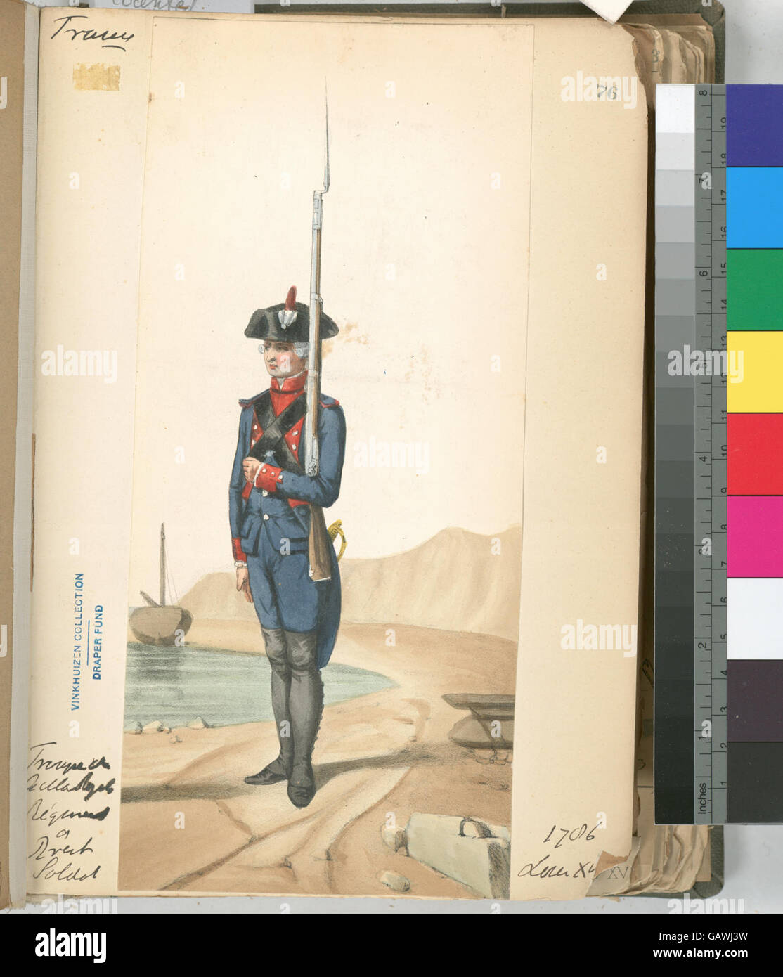 Die Zeit von 1786-1789 in Frankreich war geprägt von der vorrevolutionären Atmosphäre. In dieser Ära kurz vor der Französischen Revolution kam es zu erheblichen sozialen und politischen Unruhen, die zu großen Veränderungen in der französischen Geschichte führten. Stockfoto