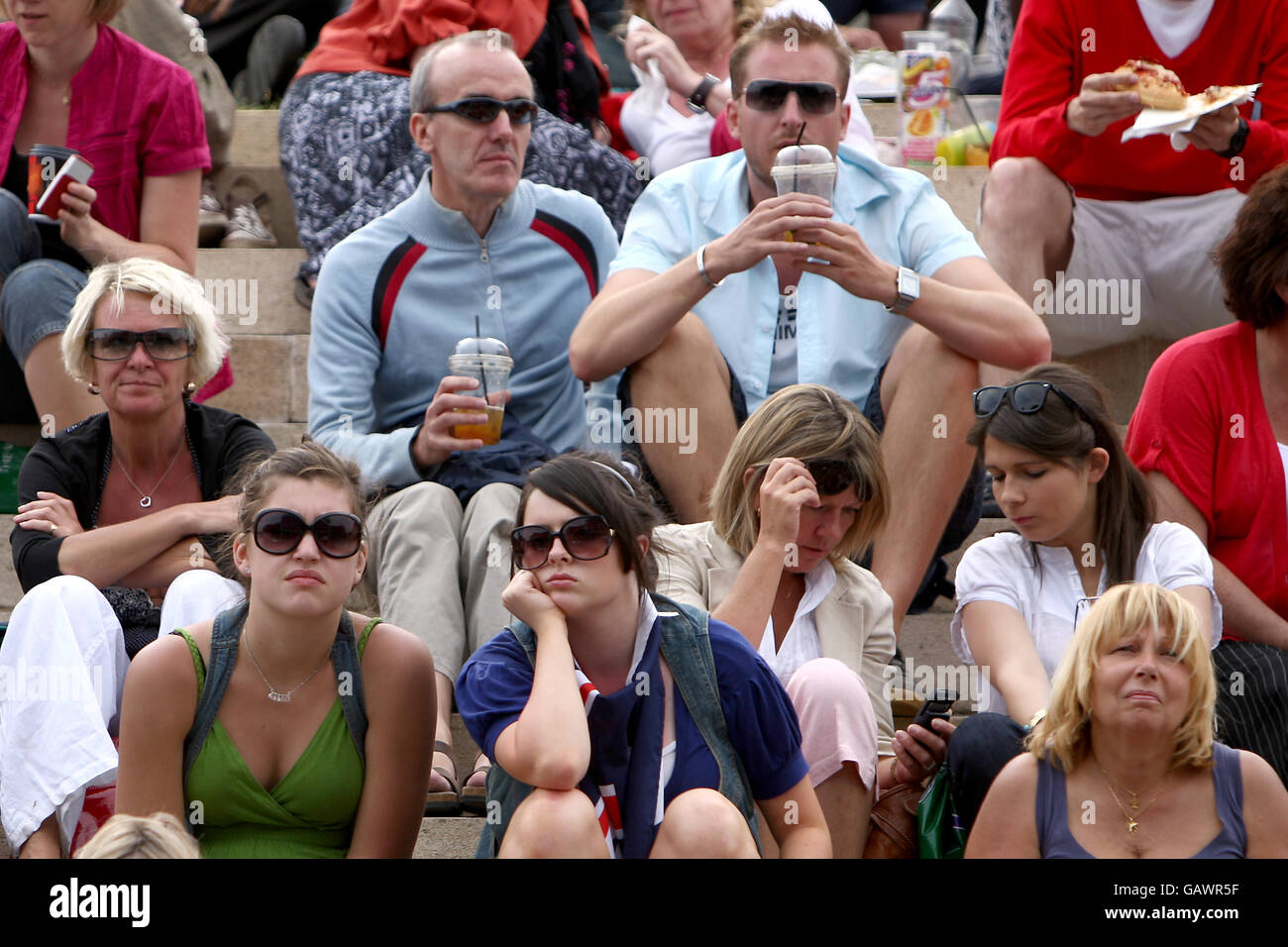 Tennis - Wimbledon Championships 2008 - Tag zwei - der All England Club Stockfoto