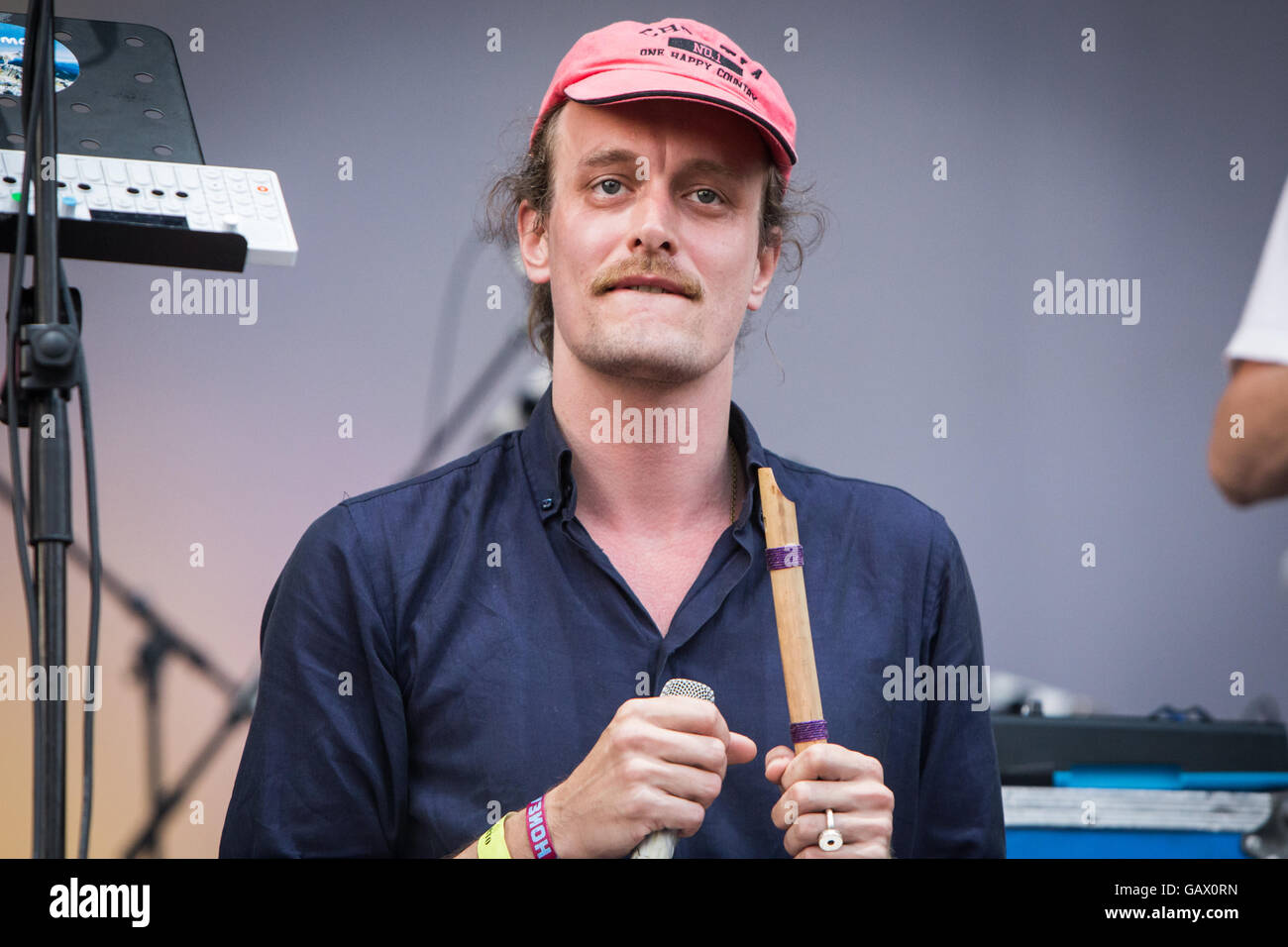 Mailand Italien. 5. Juli 2016. Die Finnisch-dänische Band LIIMA live auf der Bühne am Markt Sound Festival führt präsentieren ihr erste Album "Ii" Credit: Rodolfo weitertransferiert/Alamy Live News Stockfoto