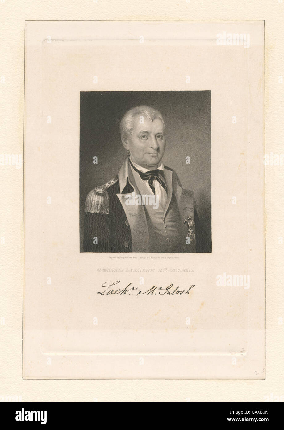 General Lachlan McIntosh (NYPG96-F27-422433) Stockfoto