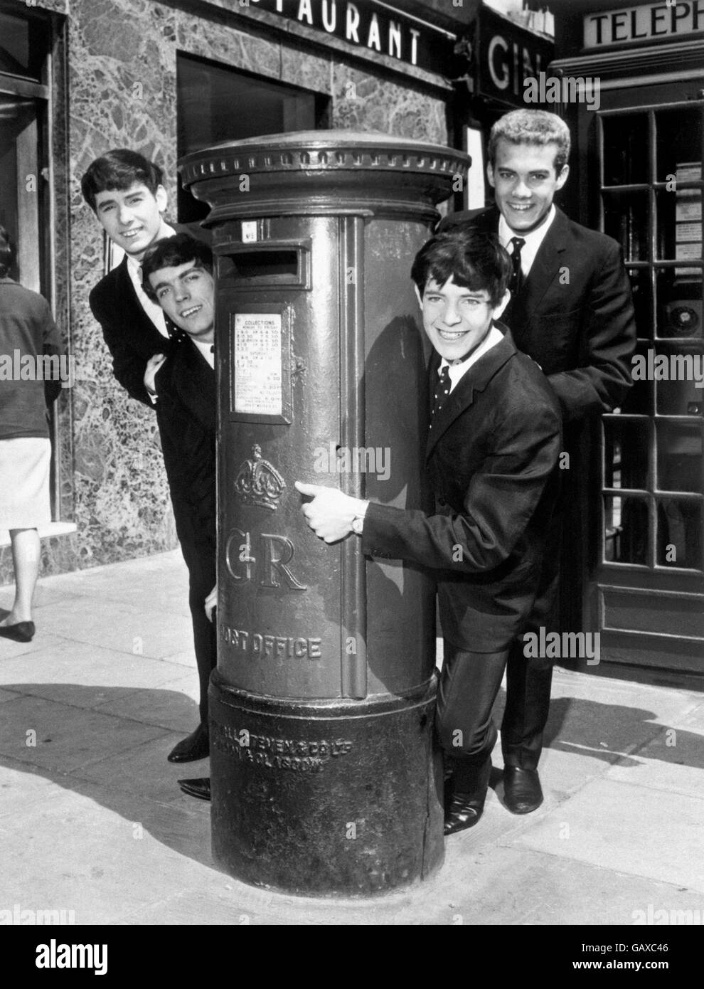 Britische Popmusik - die 1960er Jahre - die Adler - London - 1964 Stockfoto