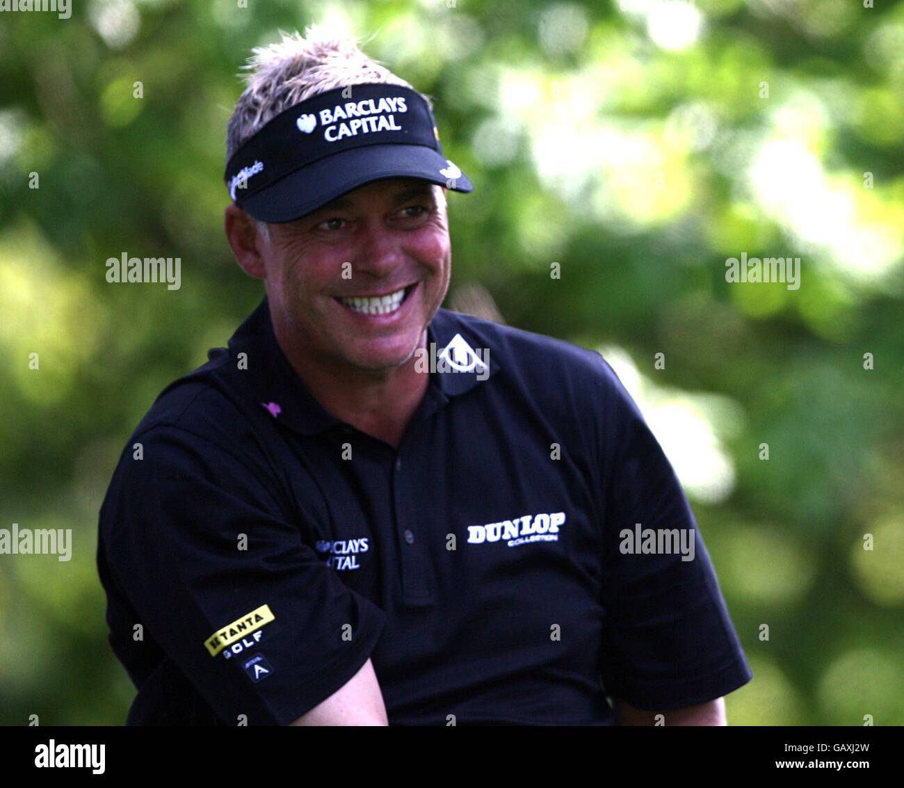 Golf - Irish Open - Erste Runde - Adare Manor Hotel & Golf Resort - Adare. Darren Clarke aus Nordirland Stockfoto