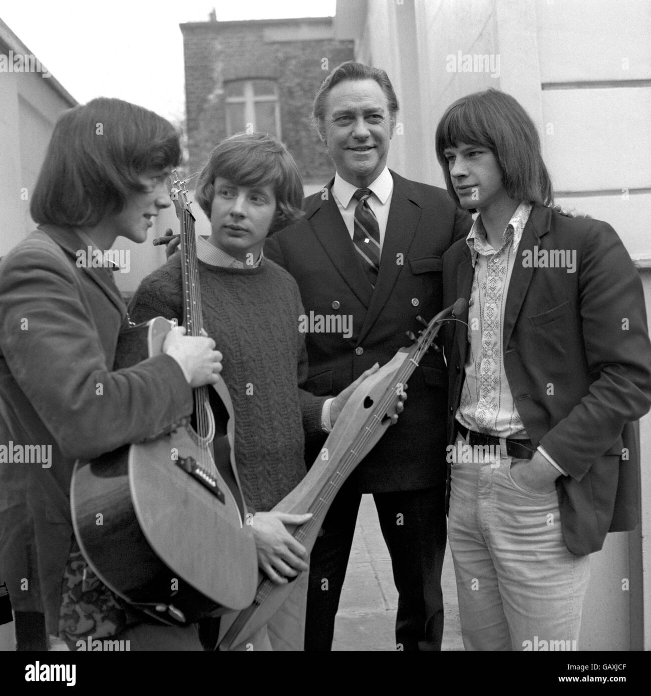 Britische Popmusik - die 70er Jahre - Dulcima - London - 1971 Stockfoto