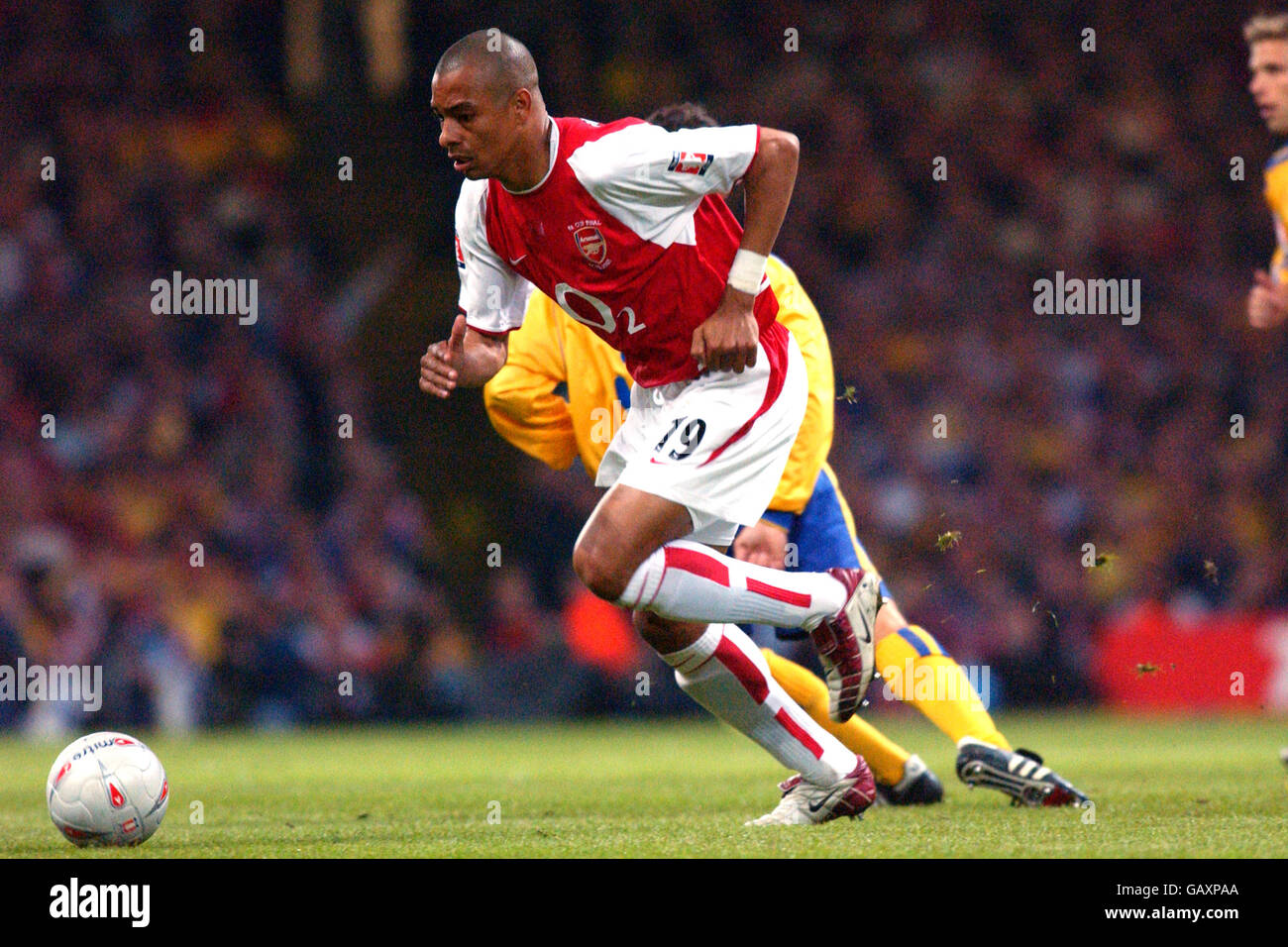 Fußball - AXA FA Cup - Finale - Arsenal gegen Southampton. Gilberto Silva, Arsenal Stockfoto