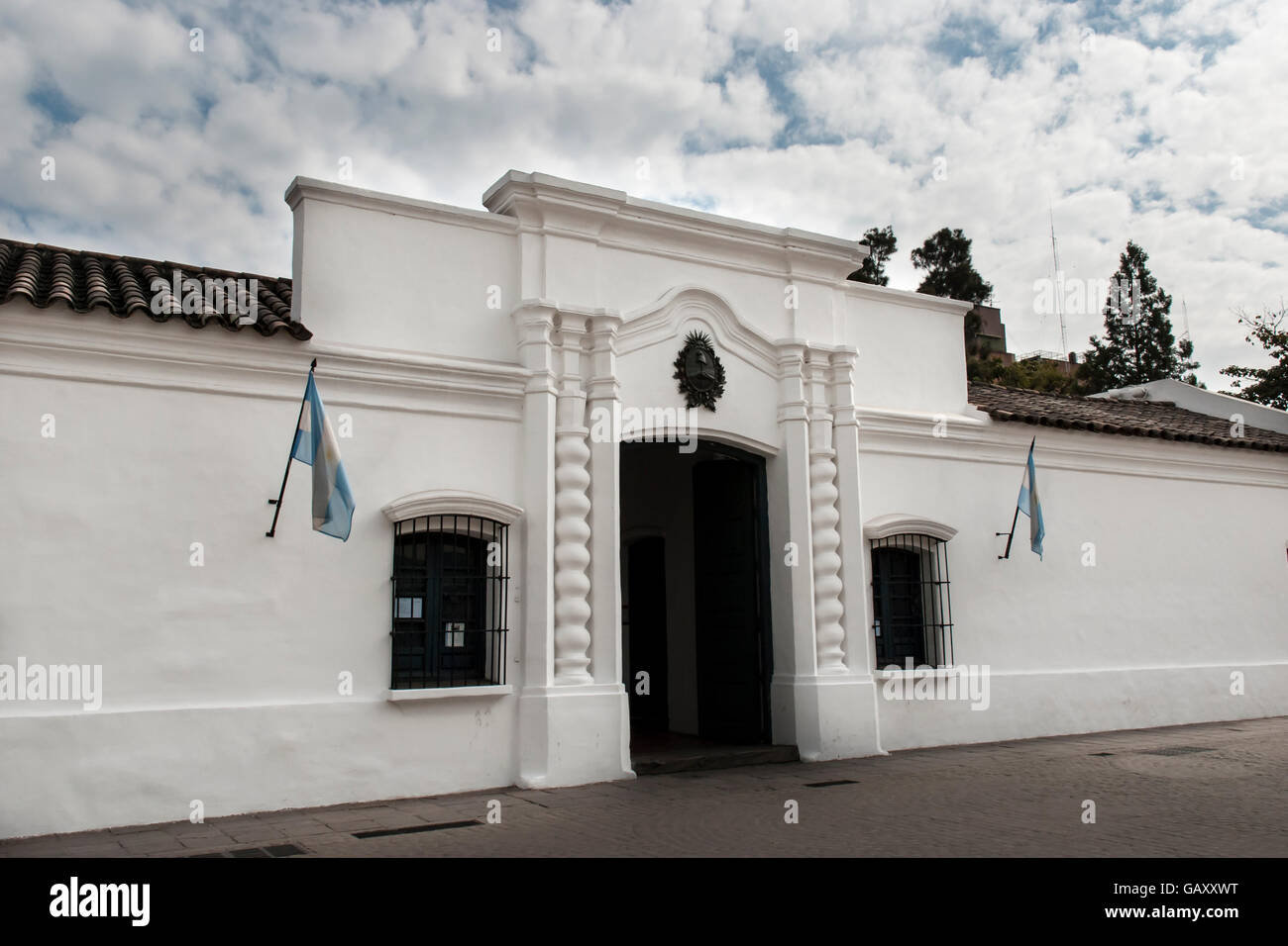 Independence House in Tucuman, Argentinien, der Ort, wo die Erklärung der Unabhängigkeit am 9. Juli 1816 unterzeichnet wurde Stockfoto