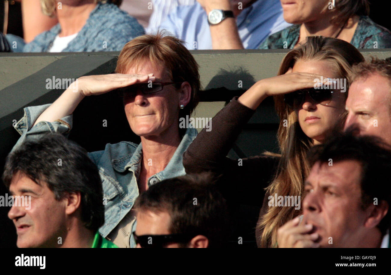 Tennis - Wimbledon Championships 2008 - Tag 9 - der All England Club Stockfoto