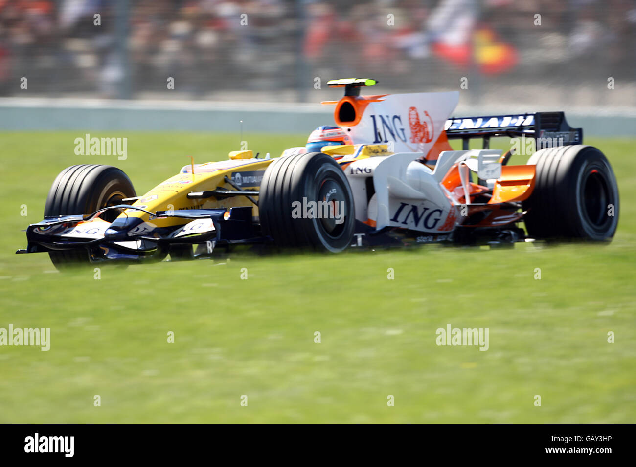 Formel 1 Motor - französischen Grand-Prix - Rennen qualifizieren - Magny Cours Stockfoto