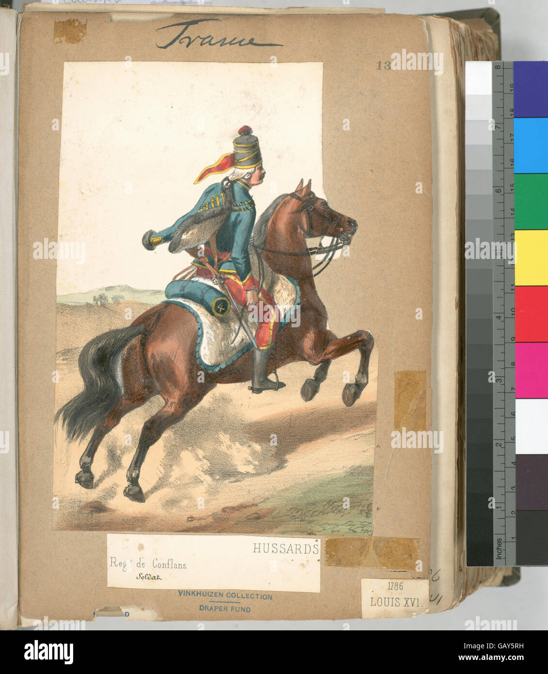 Die Zeit zwischen 1786-1789 in Frankreich war eine Zeit bedeutender sozialer und politischer Veränderungen, die zur Französischen Revolution und schließlich zum Fall der Monarchie führten. Stockfoto