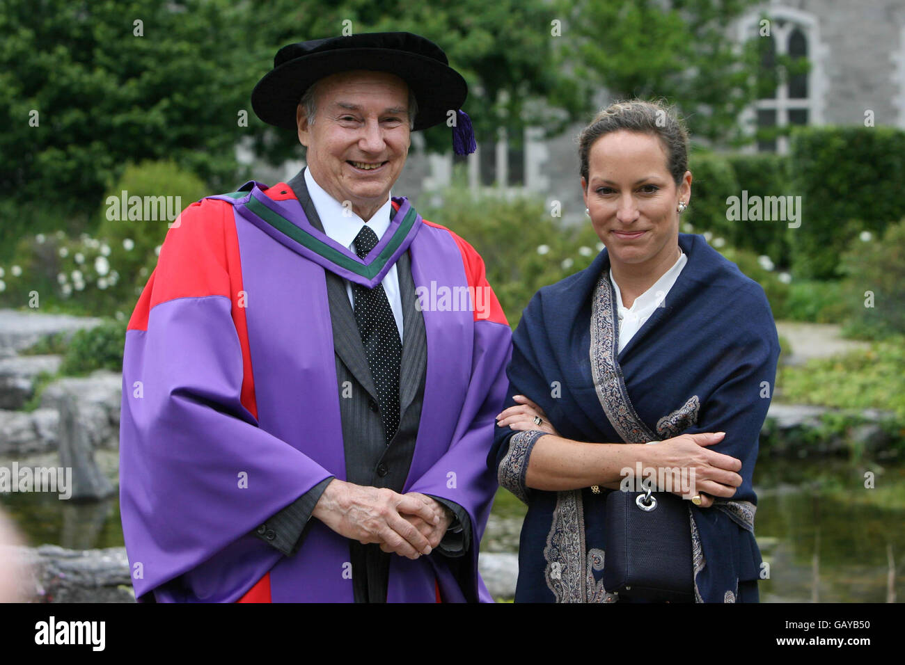 Universität ehrt Aga Khan Stockfoto