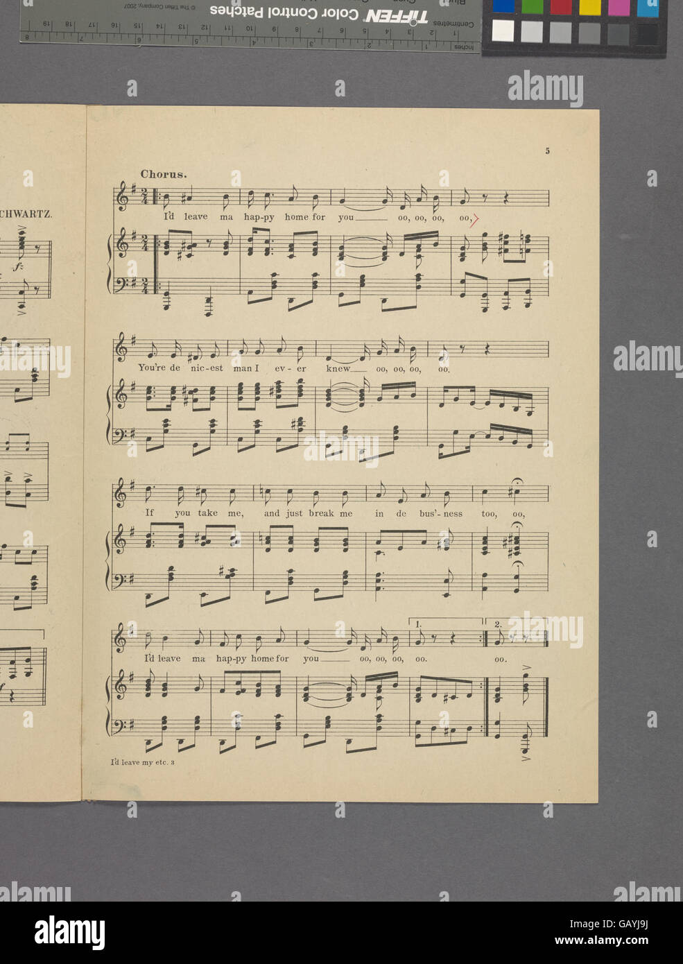 Ein Satz, der eine romantische Stimmung widerspiegelt, in der ein Individuum die Bereitschaft zum Ausdruck bringt, sein Zuhause aus Liebe zu verlassen, und oft tiefe Zuneigung und Hingabe zum Ausdruck bringt. Stockfoto