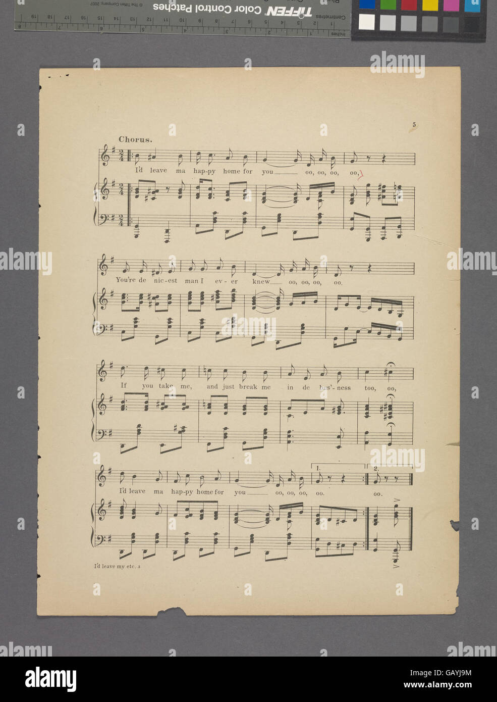 Dieser Titel schlägt ein Thema der Liebe und Hingabe vor, wobei der Sprecher seine Bereitschaft zum Ausdruck bringt, alles für den, den er liebt, hinter sich zu lassen. Stockfoto