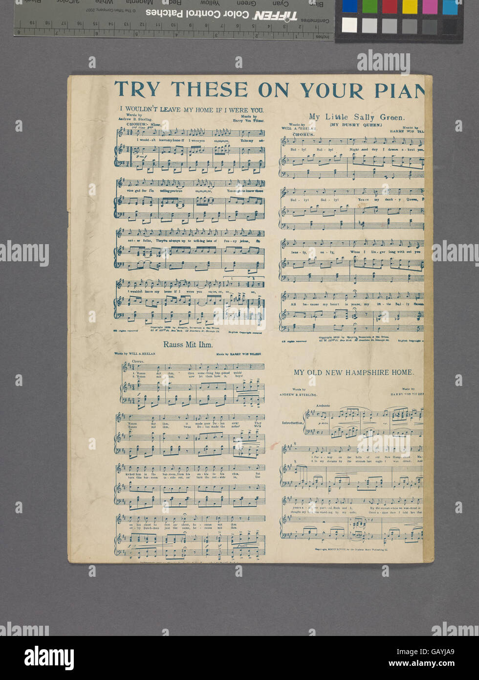 „Ich würde Ma Happy Home for You verlassen“ spiegelt wahrscheinlich ein Lied oder einen Ausdruck der Liebe wider, in dem der Sprecher die Bereitschaft zum Ausdruck bringt, seinen Komfort für seinen geliebten Menschen zu opfern. Stockfoto