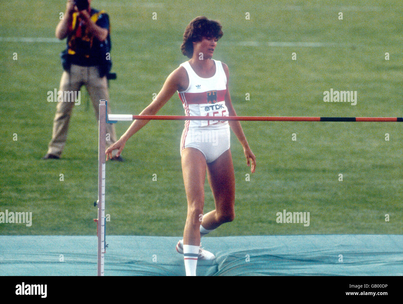 Ulrike Meyfarth in Aktion auf dem Weg nach Der Gewinn der
